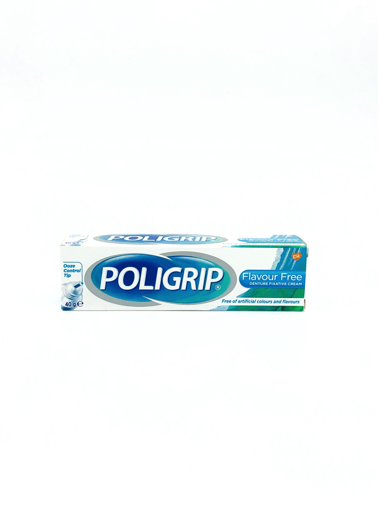 Poligrip Flavour Free denture fixative cream 40G McGrane's Pharmacy