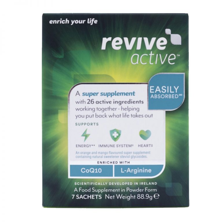 REVIVE ACTIVE Health Food Supplement 7 SACHETS McGrane's Pharmacy